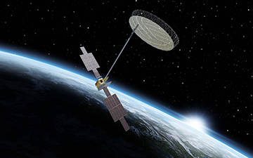 ViaSat-3 satellite in space